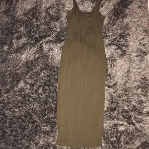Brand new Olive green midi tank dress